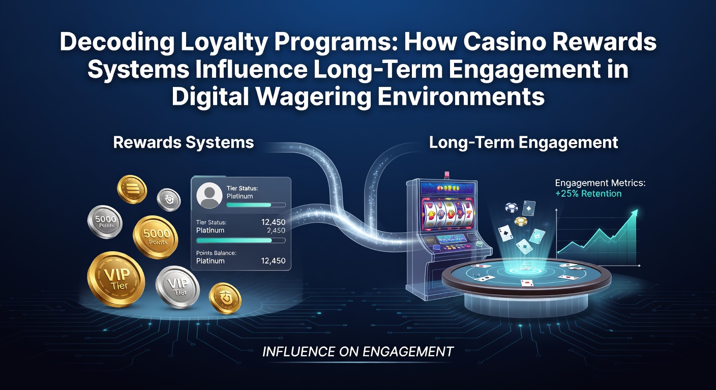 Casino loyalty program interface showing reward tiers and points accumulation on a digital screen
