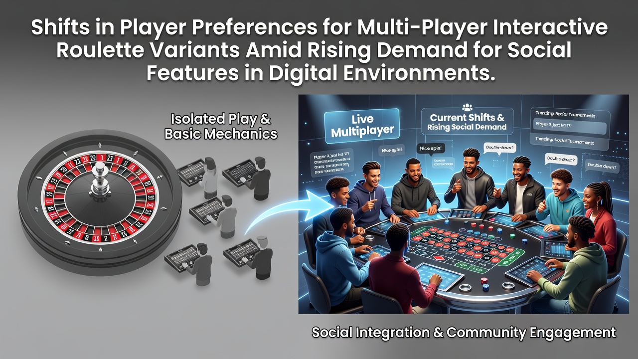 Players engaging in a live multiplayer interactive roulette session with chat overlays and shared betting interfaces on digital platforms